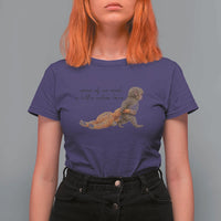 Punch Mokey T Shirt For Women Viral Trend Baby Monkey Meme