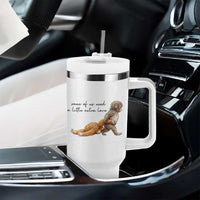 Punch Mokey Tumbler With Handle Viral Trend Baby Monkey Meme