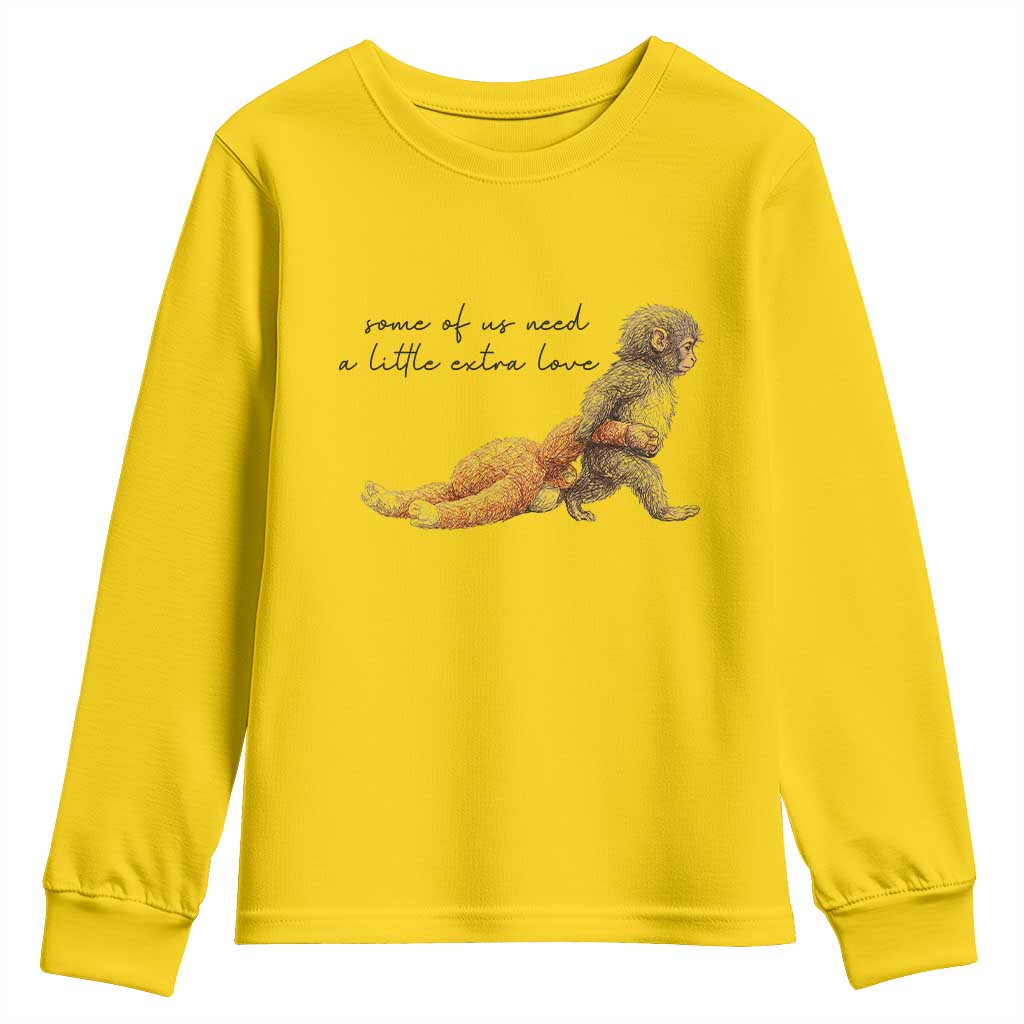 Punch Mokey Youth Sweatshirt Viral Trend Baby Monkey Meme