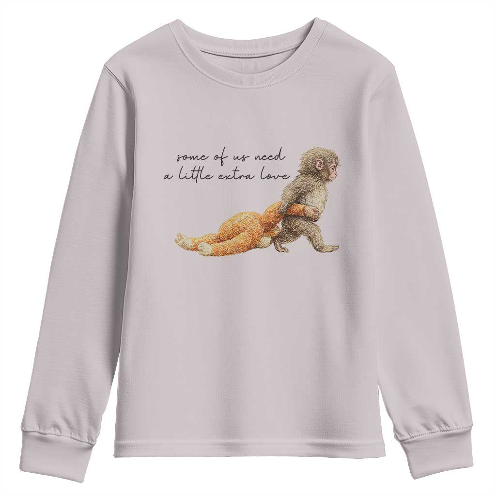 Punch Mokey Youth Sweatshirt Viral Trend Baby Monkey Meme