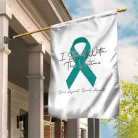 Sexual Assault Awareness Garden Flag I Stand With The Victims