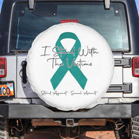 Sexual Assault Awareness Spare Tire Cover I Stand With The Victims