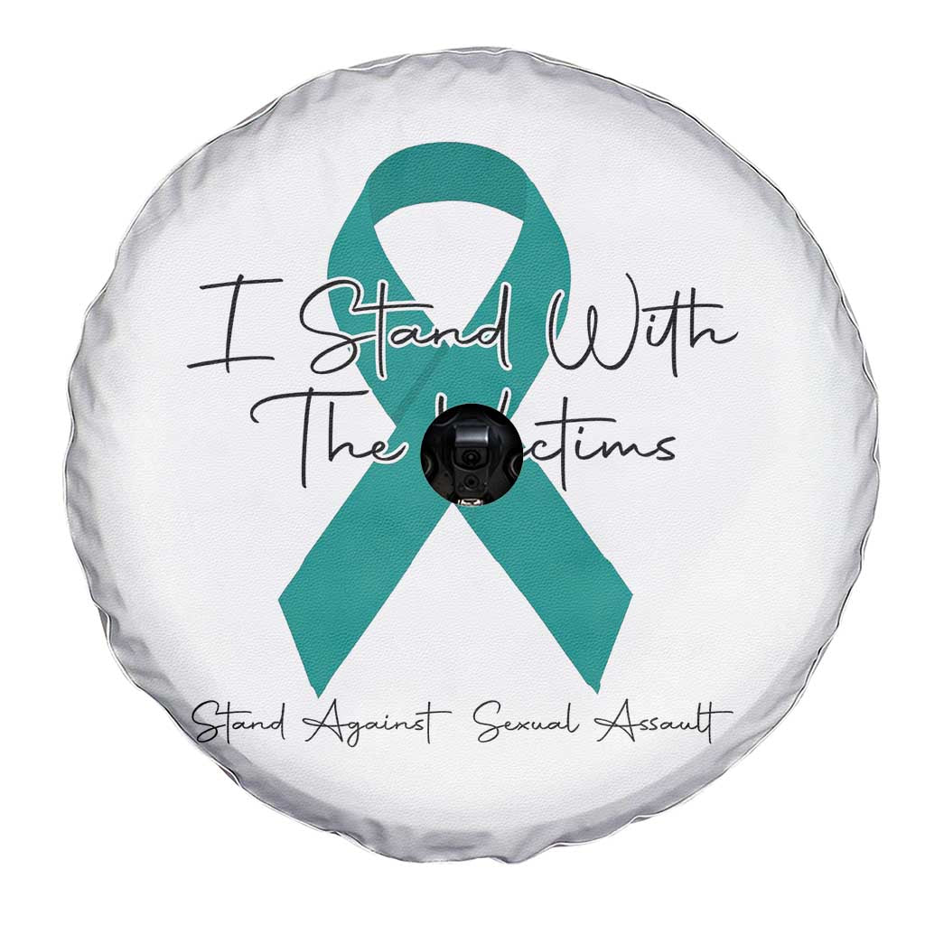 Sexual Assault Awareness Spare Tire Cover I Stand With The Victims