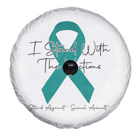 Sexual Assault Awareness Spare Tire Cover I Stand With The Victims