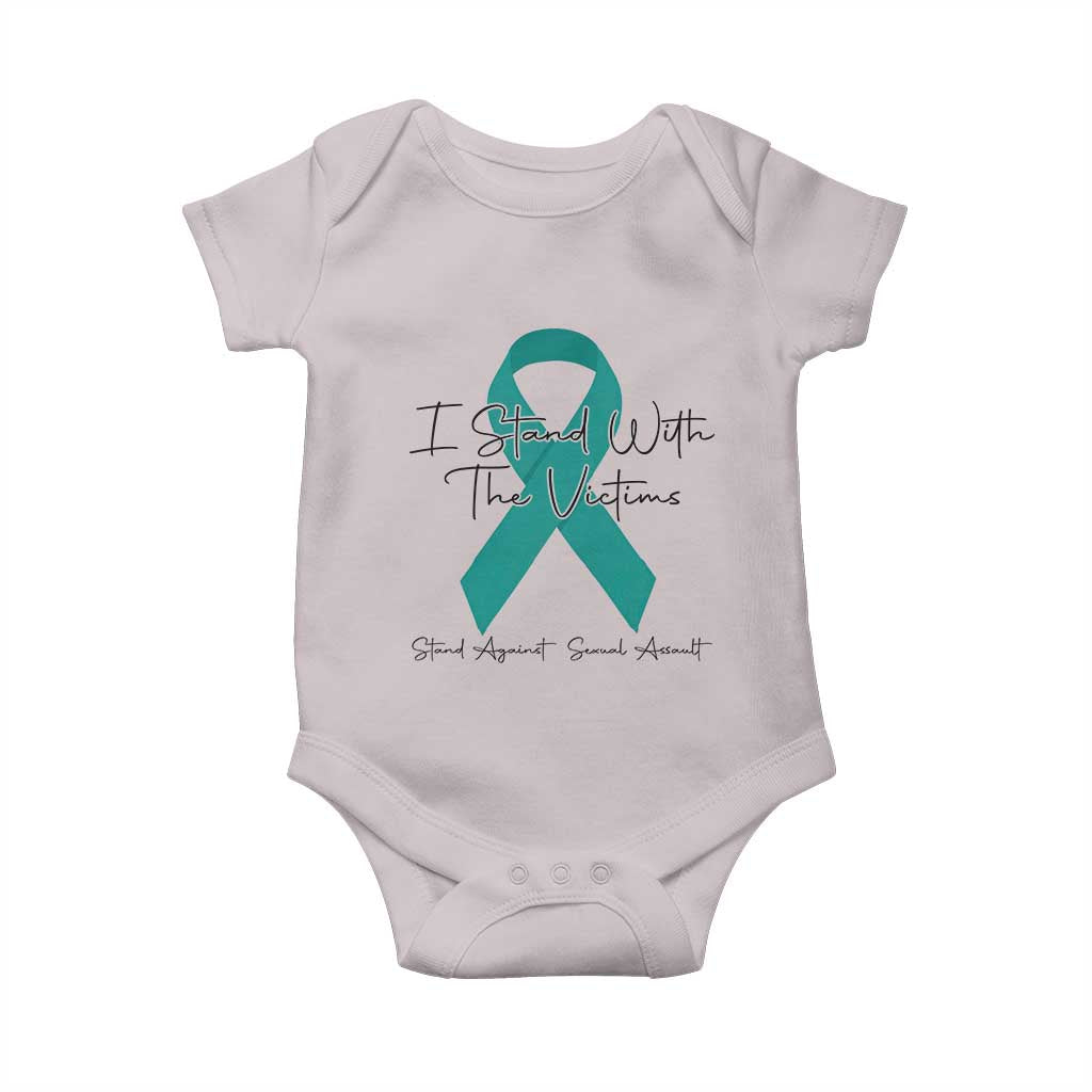 Sexual Assault Awareness Baby Onesie I Stand With The Victims