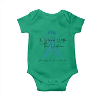 Sexual Assault Awareness Baby Onesie I Stand With The Victims