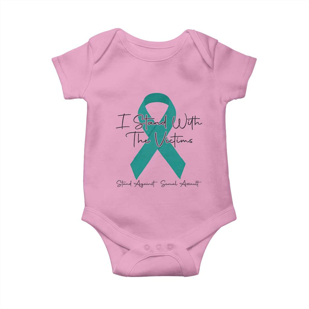 Sexual Assault Awareness Baby Onesie I Stand With The Victims