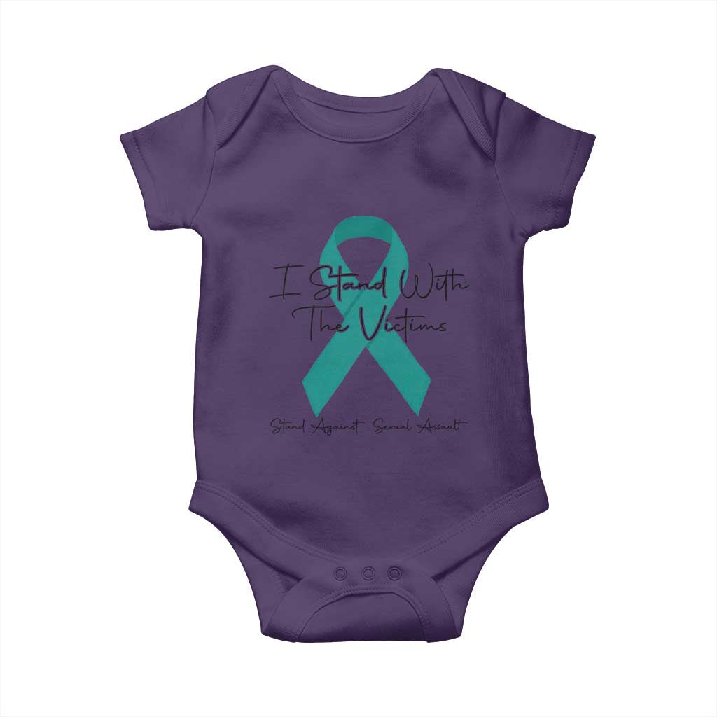 Sexual Assault Awareness Baby Onesie I Stand With The Victims