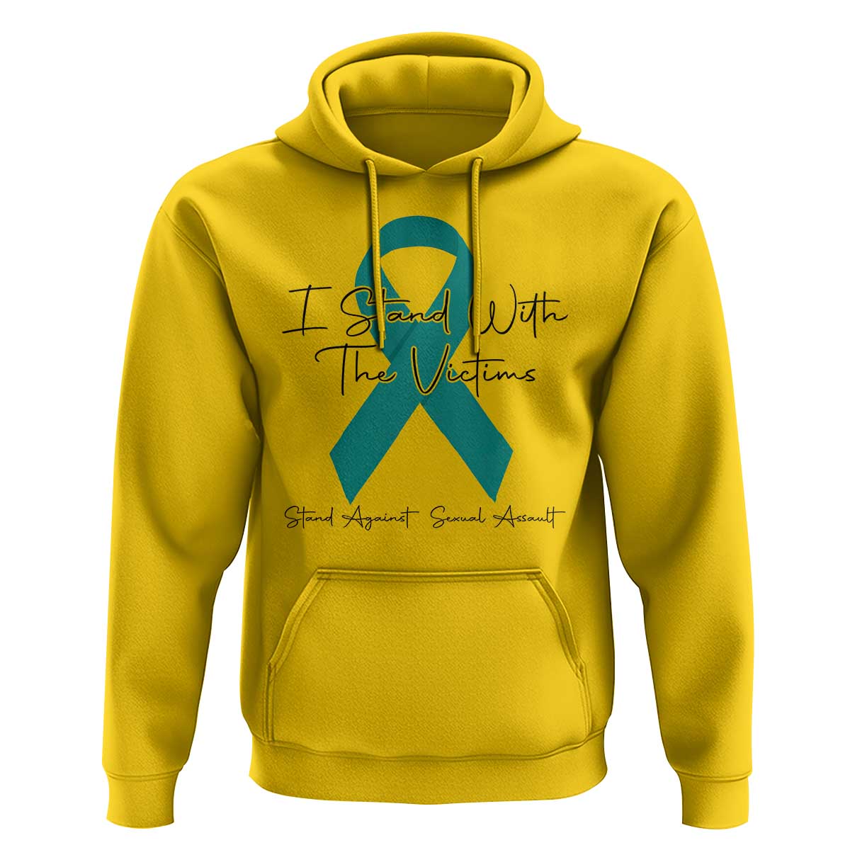 Sexual Assault Awareness Hoodie I Stand With The Victims