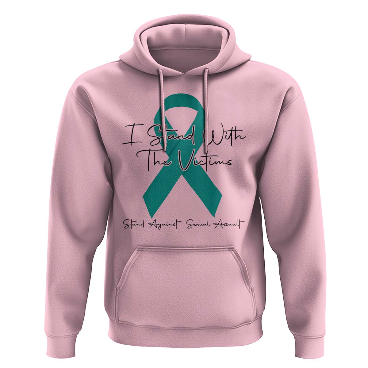 Sexual Assault Awareness Hoodie I Stand With The Victims