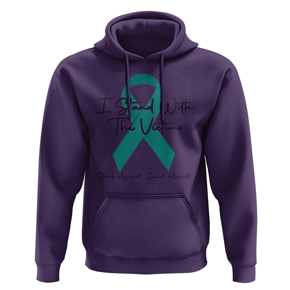 Sexual Assault Awareness Hoodie I Stand With The Victims