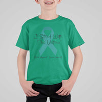 Sexual Assault Awareness T Shirt For Kid I Stand With The Victims