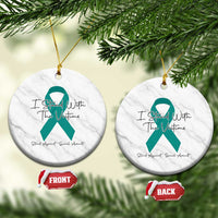 Sexual Assault Awareness Ceramic Ornament I Stand With The Victims