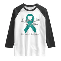 Sexual Assault Awareness Raglan Shirt I Stand With The Victims