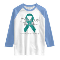 Sexual Assault Awareness Raglan Shirt I Stand With The Victims