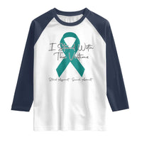 Sexual Assault Awareness Raglan Shirt I Stand With The Victims