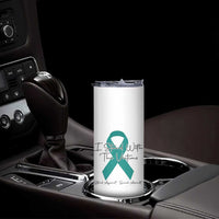 Sexual Assault Awareness Skinny Tumbler I Stand With The Victims