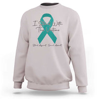 Sexual Assault Awareness Sweatshirt I Stand With The Victims