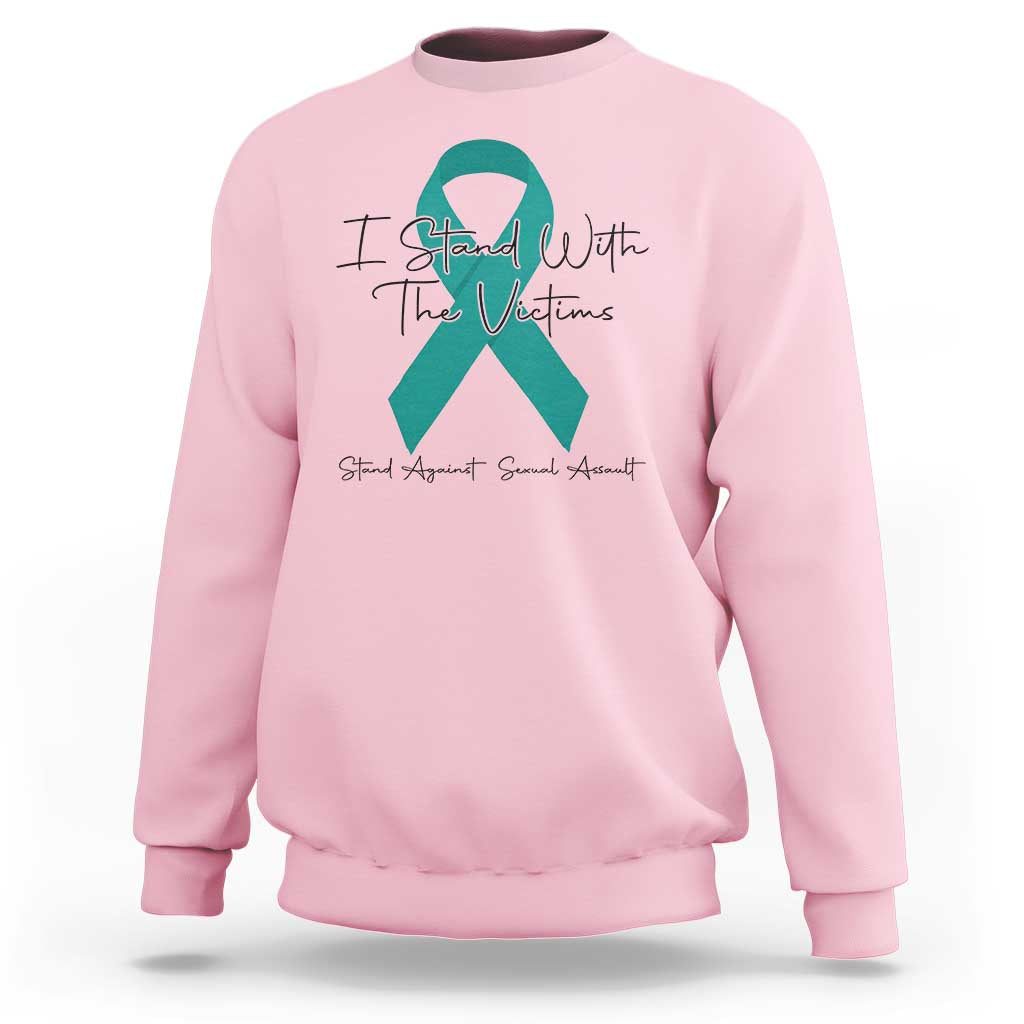 Sexual Assault Awareness Sweatshirt I Stand With The Victims