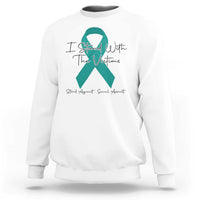 Sexual Assault Awareness Sweatshirt I Stand With The Victims