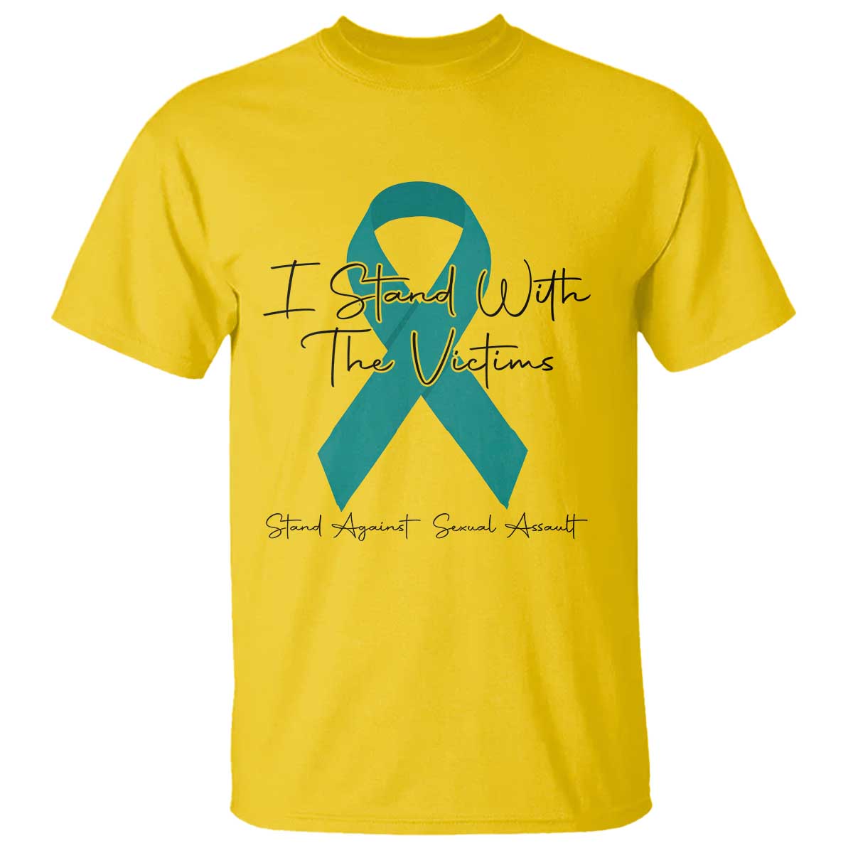 Sexual Assault Awareness T Shirt I Stand With The Victims