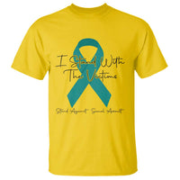 Sexual Assault Awareness T Shirt I Stand With The Victims
