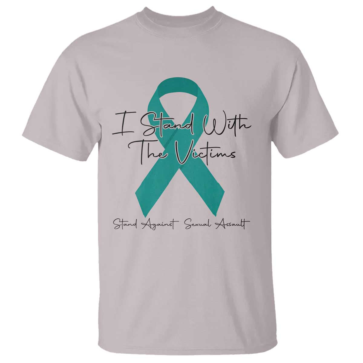 Sexual Assault Awareness T Shirt I Stand With The Victims
