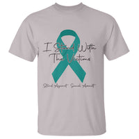 Sexual Assault Awareness T Shirt I Stand With The Victims
