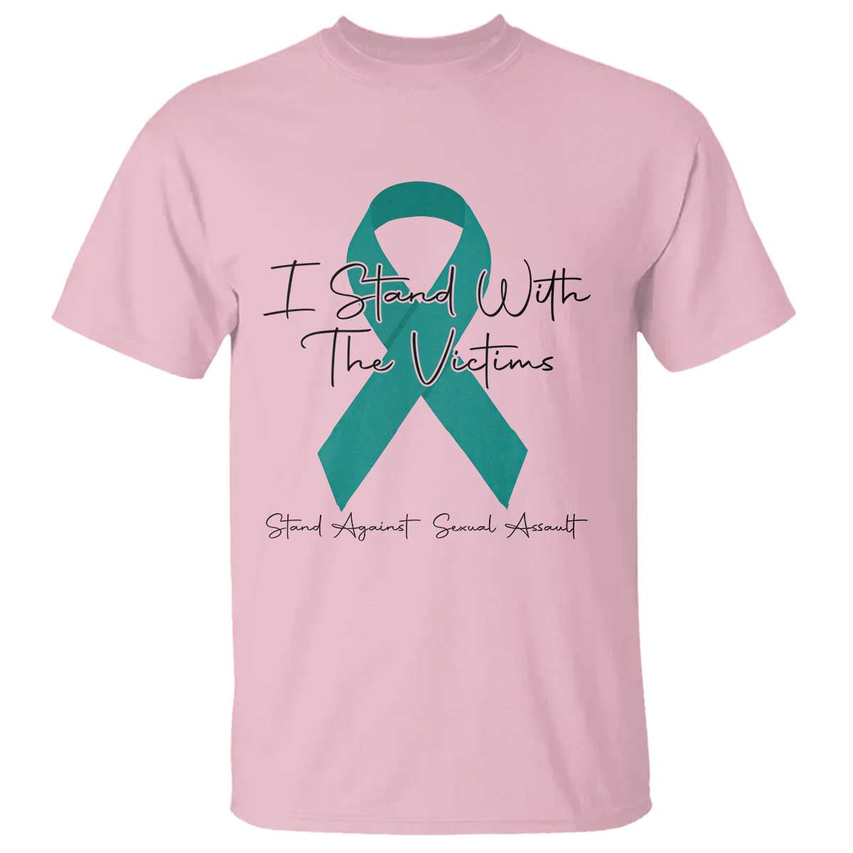 Sexual Assault Awareness T Shirt I Stand With The Victims