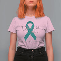 Sexual Assault Awareness T Shirt For Women I Stand With The Victims