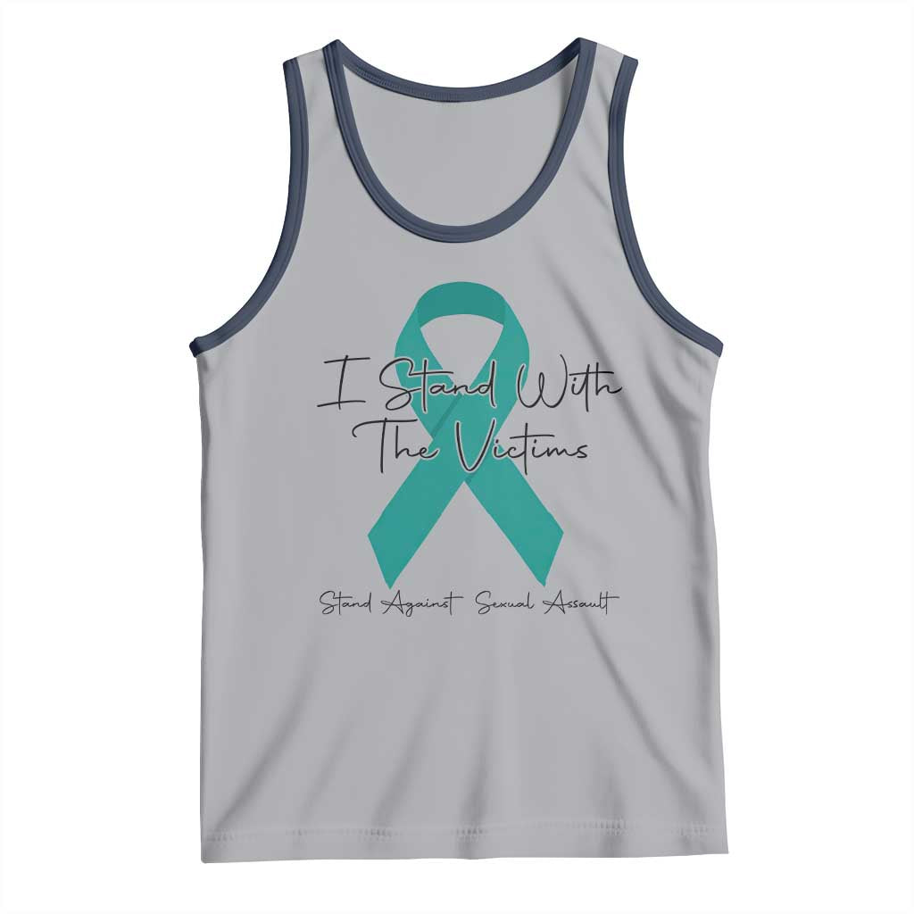 Sexual Assault Awareness Tank Top I Stand With The Victims