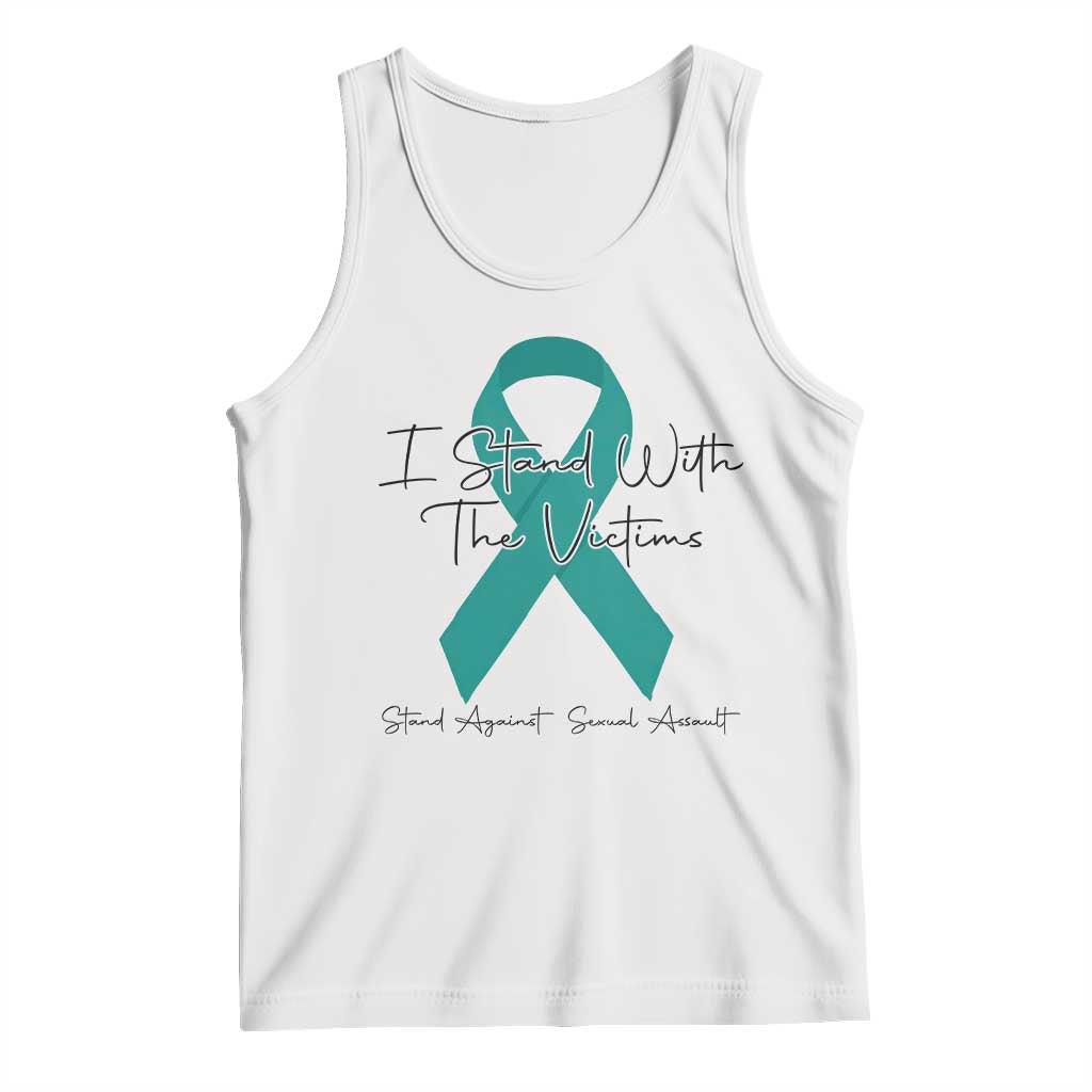 Sexual Assault Awareness Tank Top I Stand With The Victims