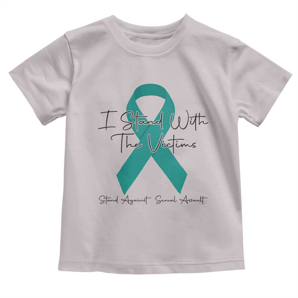 Sexual Assault Awareness Toddler T Shirt I Stand With The Victims