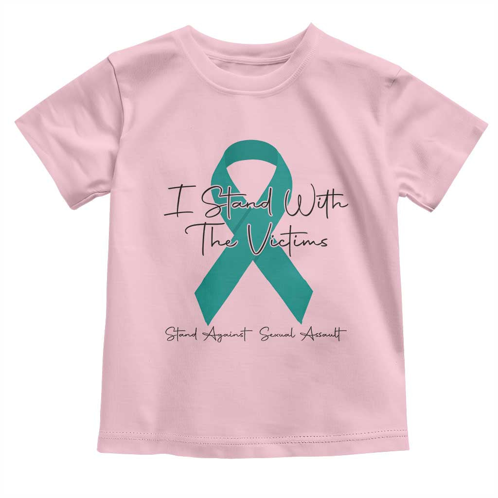 Sexual Assault Awareness Toddler T Shirt I Stand With The Victims