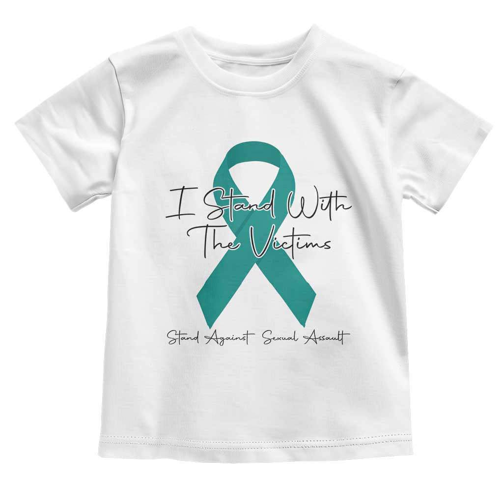Sexual Assault Awareness Toddler T Shirt I Stand With The Victims