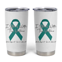 Sexual Assault Awareness Tumbler Cup I Stand With The Victims