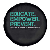Sexual Assault Awareness Spare Tire Cover Educate Empower Prevent