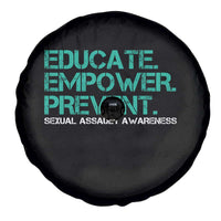 Sexual Assault Awareness Spare Tire Cover Educate Empower Prevent