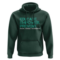 Sexual Assault Awareness Hoodie Educate Empower Prevent