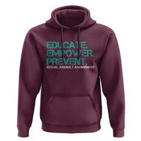 Sexual Assault Awareness Hoodie Educate Empower Prevent