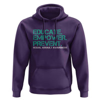 Sexual Assault Awareness Hoodie Educate Empower Prevent