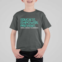 Sexual Assault Awareness T Shirt For Kid Educate Empower Prevent