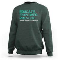 Sexual Assault Awareness Sweatshirt Educate Empower Prevent