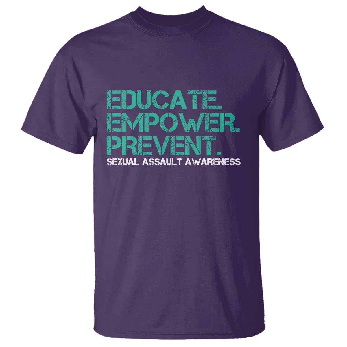 Sexual Assault Awareness T Shirt Educate Empower Prevent