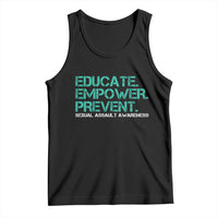 Sexual Assault Awareness Tank Top Educate Empower Prevent