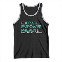 Sexual Assault Awareness Tank Top Educate Empower Prevent