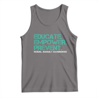 Sexual Assault Awareness Tank Top Educate Empower Prevent