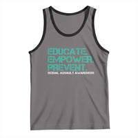 Sexual Assault Awareness Tank Top Educate Empower Prevent