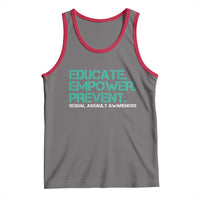 Sexual Assault Awareness Tank Top Educate Empower Prevent