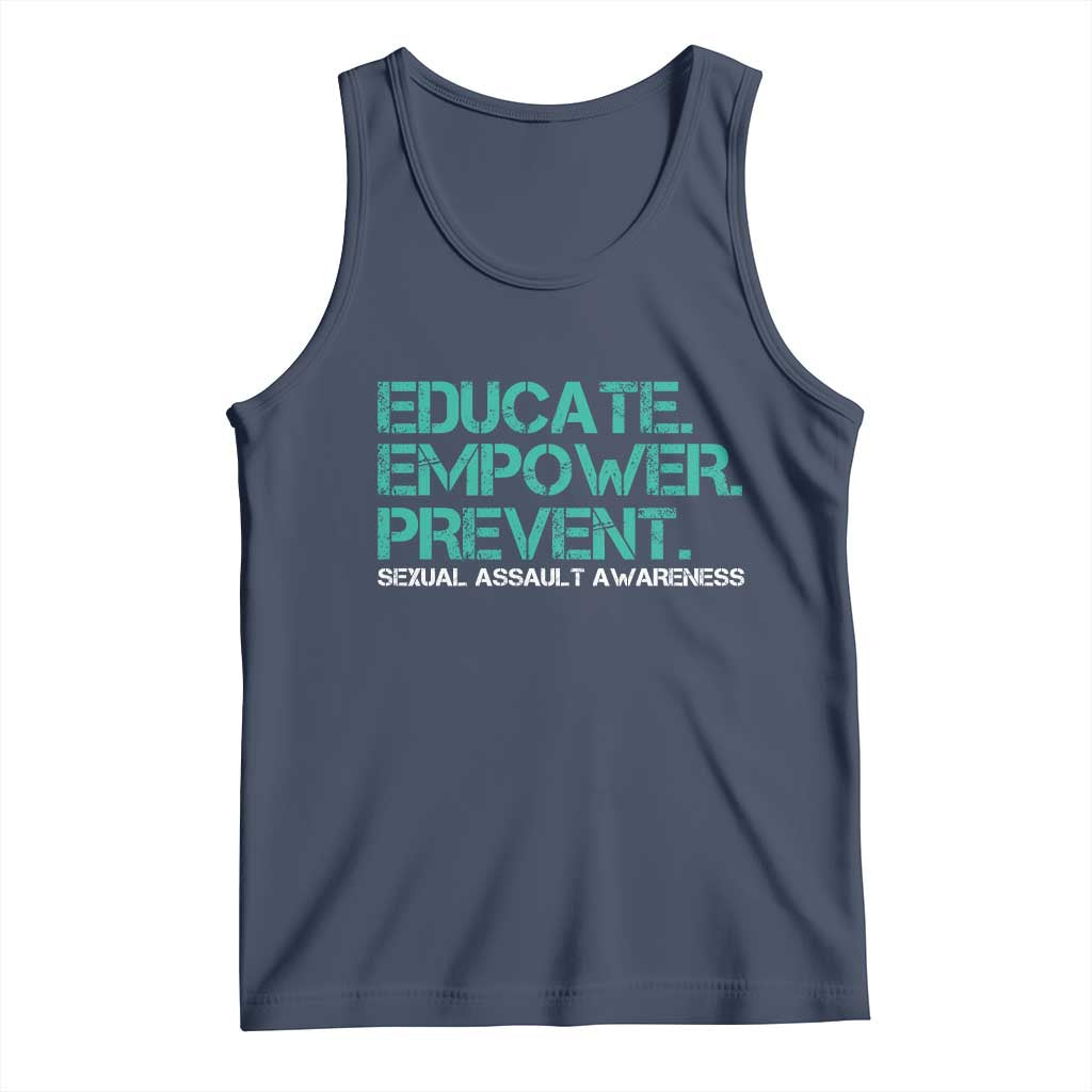 Sexual Assault Awareness Tank Top Educate Empower Prevent